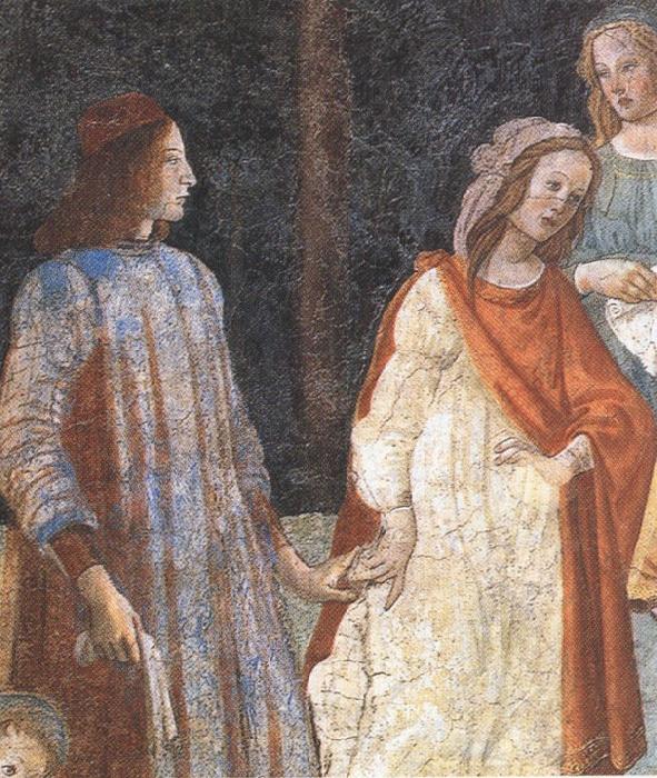 Sandro Botticelli Lorenzo Tornabuoni before the assembly of the Liberal Arts (mk36)